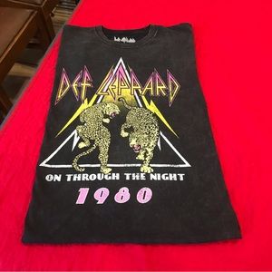 Def Leopard Tee. 1980. Xl, 100%cotton, never worn.